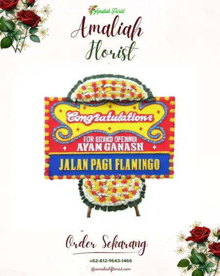 Sewa Papan Bunga Sebalong